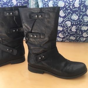 Eileen Fisher Moto Boots